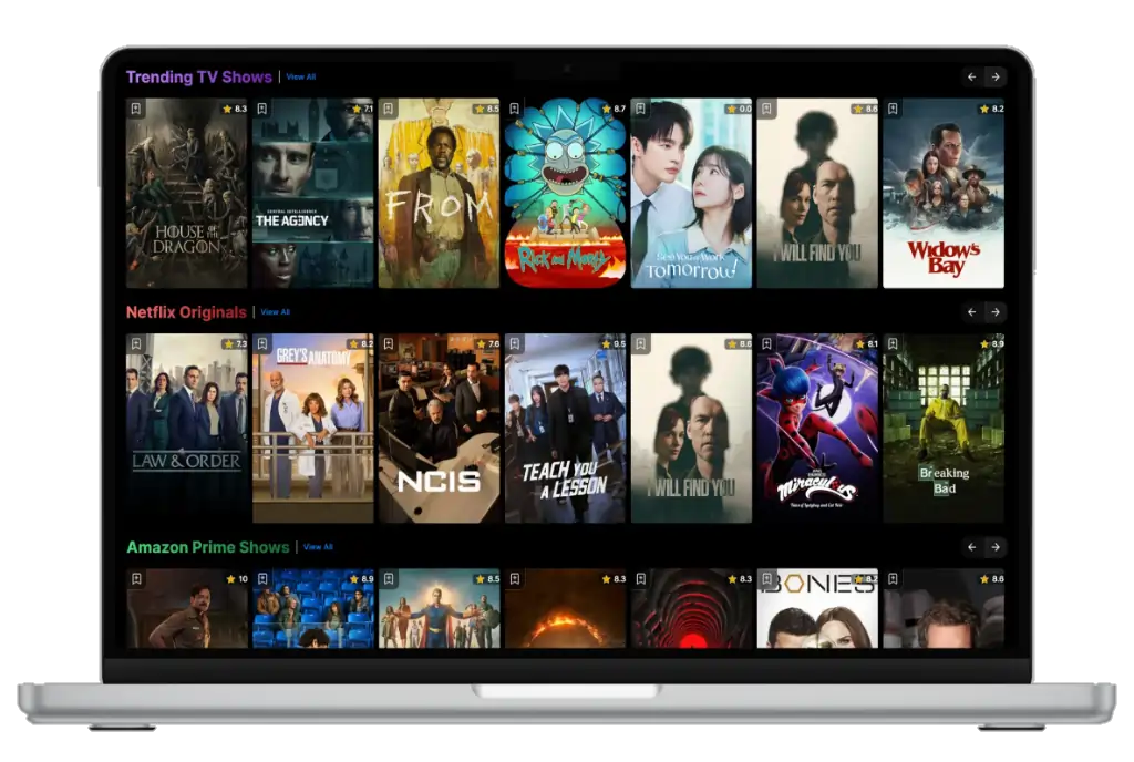 CineHD on Laptop CineHD on Laptop