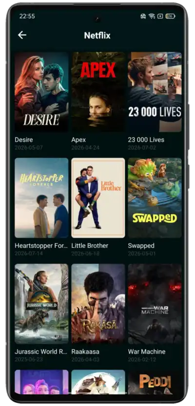 CineHD App Screenshot 2