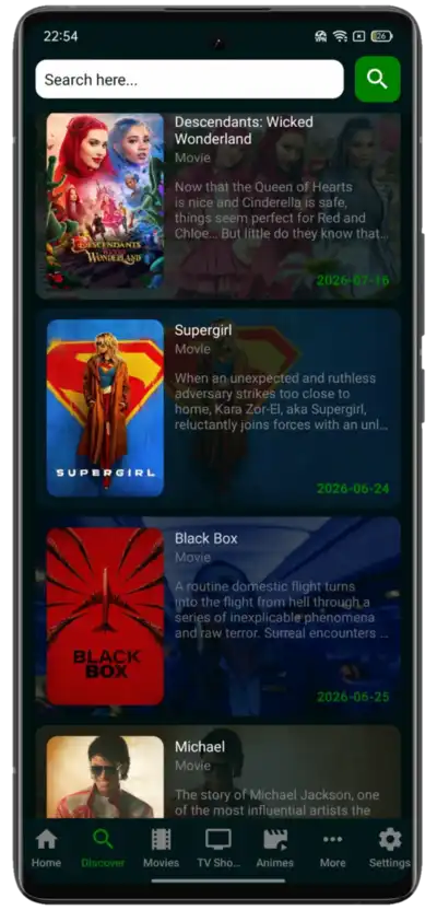CineHD App Screenshot 4